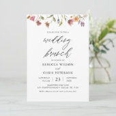 エレガントフローラポス結婚ブランチ招待状 招待状 (スタンド正面)