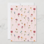 エレガントフローラポス結婚ブランチ招待状 招待状 (裏面)