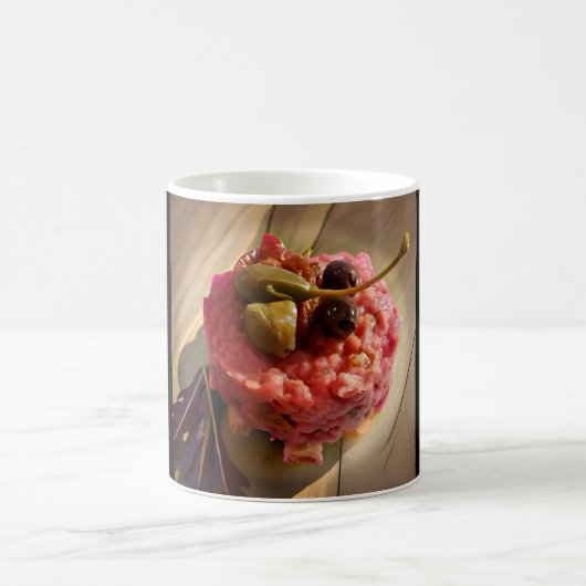 エレガントフローラマグ – 芸術的バラ写真飲み物用品 コーヒーマグカップ (中央)