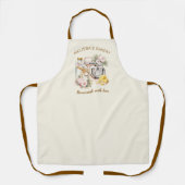 エレガントフローラミキサベーカリーおよび料理成分 エプロン (正面)