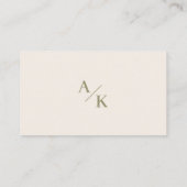 エレガントフローラモス結婚グリーン登録簿 エンクロージャーカード (裏面)