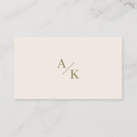 エレガントフローラモス結婚グリーン登録簿 エンクロージャーカード (裏面)