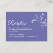 エレガントフローラモダンラン披露宴 エンクロージャーカード (正面)