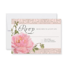 エレガントフローラモダンヴィンテージピンクパイ結婚ニー