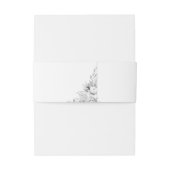 エレガントフローラモノグ結婚ラム 招待状ベリーバンド (裏面例)