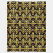 エレガントフローララグジュアリートレンディーコレクション フリースブランケット (正面)