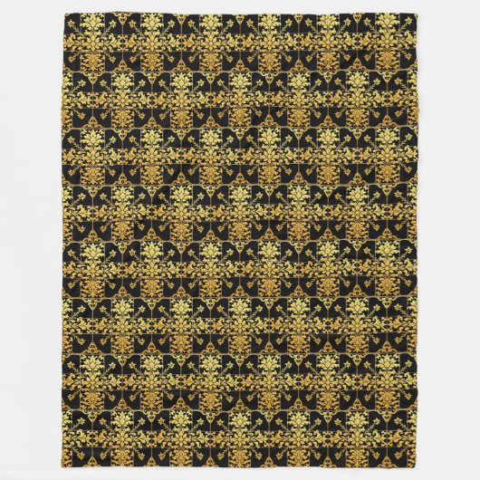 エレガントフローララグジュアリートレンディーコレクション フリースブランケット (正面)