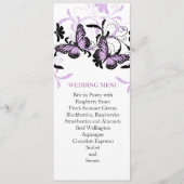 エレガントフローララベンダーバタフ結婚ィーのメニュー メニュー (正面)