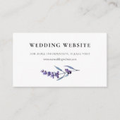 エレガントフローララベ結婚ンダーのホームページ エンクロージャーカード (正面)