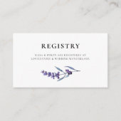 エレガントフローララベ結婚ンダーの登録カード エンクロージャーカード (正面)