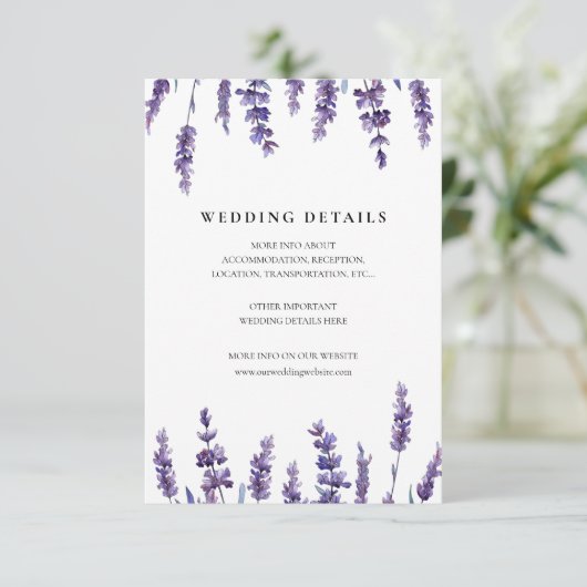 エレガントフローララベ結婚ンダーの詳細カード エンクロージャーカード (スタンド正面)