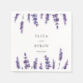 エレガントフローララベ結婚ンダー紙ナプキン スタンダードカクテルナプキン (正面)