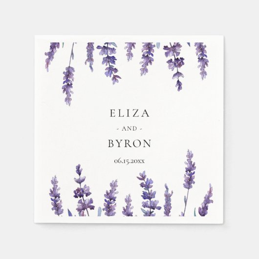 エレガントフローララベ結婚ンダー紙ナプキン スタンダードカクテルナプキン (正面)