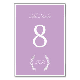 エレガントフローララベ結婚ンダー表 テーブルナンバー