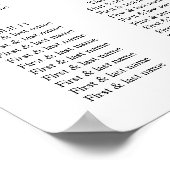 エレガントフローララン&パンパ美しいフレーム ポスター (角)