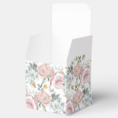 エレガントフローラリースクレストモノグラム結婚ズ フェイバーボックス (オープン)