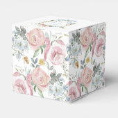 エレガントフローラリースクレストモノグラム結婚ズ フェイバーボックス (裏面サイド)