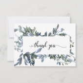 エレガントフローラリース悔やみや弔慰ありがとう サンキューカード (正面)