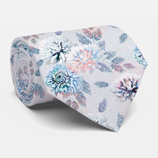 エレガントフローラレトロ模様 ネクタイ (ロール)