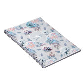 エレガントフローラレトロ模様 ノートブック (右側)