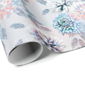 エレガントフローラレトロ模様 ラッピングペーパー (ロールコーナー)