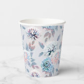 エレガントフローラレトロ模様 紙コップ (裏面)