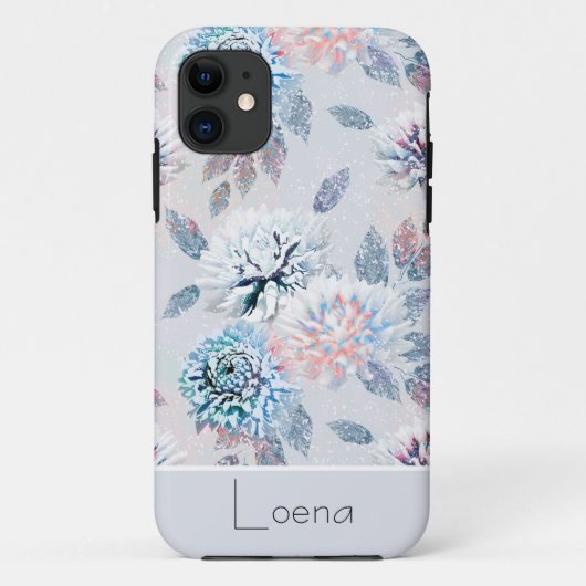 エレガントフローラレトロ模様 Case-Mate iPhoneケース (裏面)