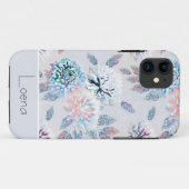 エレガントフローラレトロ模様 Case-Mate iPhoneケース (裏面(横))