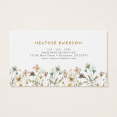 エレガントフローラロイヤリティカード (裏面)