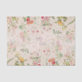 エレガントフローラロマン結婚ティックなピンクの野生の花 薄葉紙