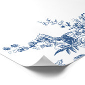 エレガントフローラヴィンテージブ結婚ルーのウェルカムサイン ポスター