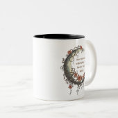 エレガントフローラ三日月 ツートーンマグカップ (正面右)