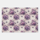 エレガントフローラ代替ハロウィーンパターン ラッピングペーパーシート (正面3)