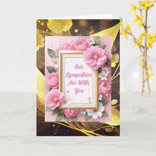 エレガントフローラ共感表 カード (黄色い花)