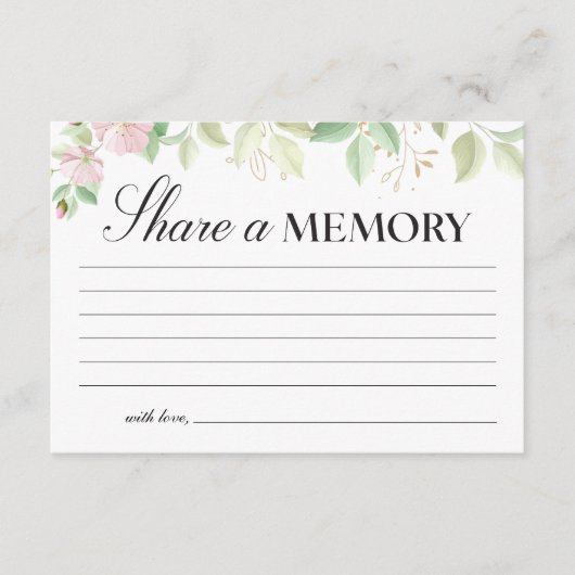 エレガントフローラ共有 エンクロージャーカード (正面)