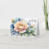 エレガントフローラ内空白の悔やみや弔慰 カード (正面)