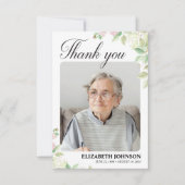 エレガントフローラ写真葬儀記念館 サンキューカード (正面)
