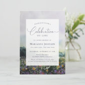 エレガントフローラ分野お祝い 招待状 (スタンド正面)