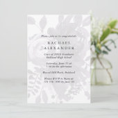 エレガントフローラ卒業パーティー写真招待状 招待状 (スタンド正面)