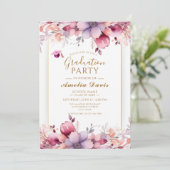 エレガントフローラ卒業党招待状 招待状 (スタンド正面)