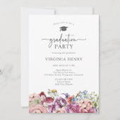 エレガントフローラ卒業党 招待状 (正面)