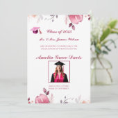 エレガントフローラ卒業発表 招待状 (スタンド正面)