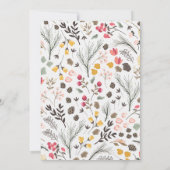 エレガントフローラ卒業発表 案内状 (裏面)