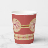 エレガントフローラ及びパタストライプーン 紙コップ (右)