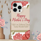 エレガントフローラ可愛モダンい母の日 Case-Mate iPhoneケース