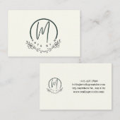 エレガントフローラ名刺 名刺 (正面/裏面)