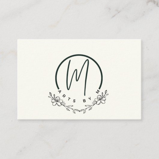 エレガントフローラ名刺 名刺 (正面)