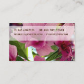 エレガントフローラ名刺 名刺 (裏面)