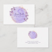 エレガントフローラ名刺 名刺 (正面/裏面)