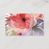 エレガントフローラ名刺 名刺 (裏面)